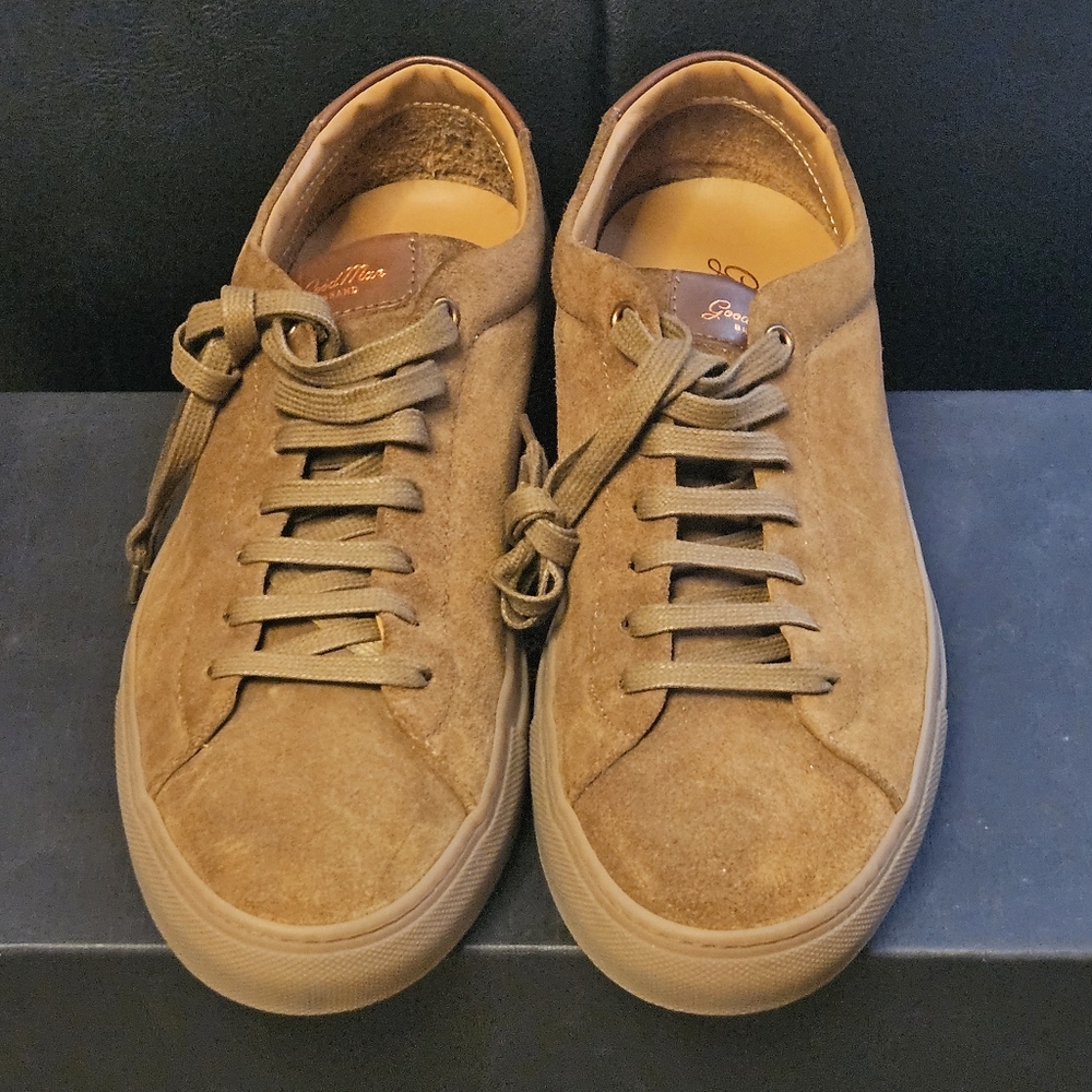Good Man Brand Edge Mono Lo-Top sz 10.5 Brown/snuff Suede (Mint Conditon)